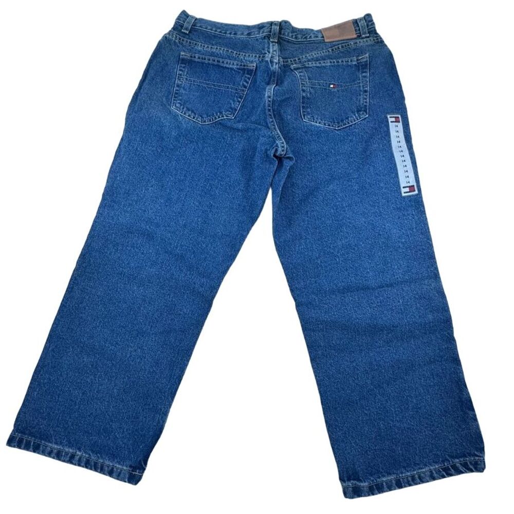Tommy‎ Hilfiger Boy's Classic Straight Leg Jeans Blue Denim Size 14
